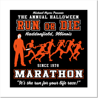 Run or Die Marathon Posters and Art